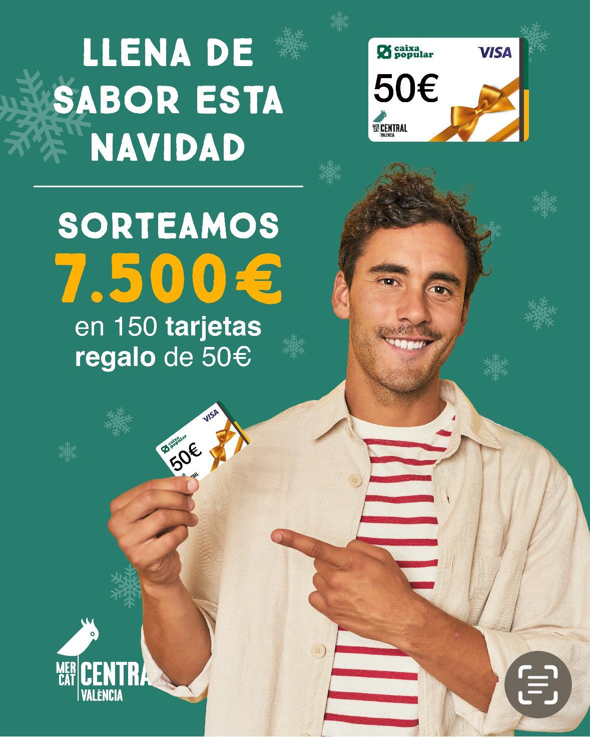 El Mercado Central de València sortea 7.500 euros entre sus clientes ante la  campaña navideña